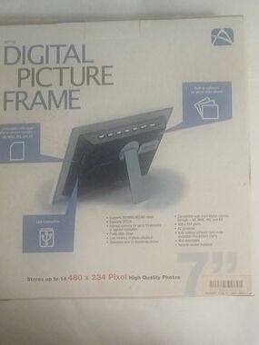 Digital Picture Frame - Silver/Black